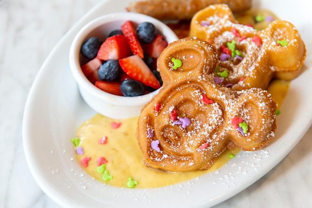 The Plaza Restaurant serves Mickey Waffles!!