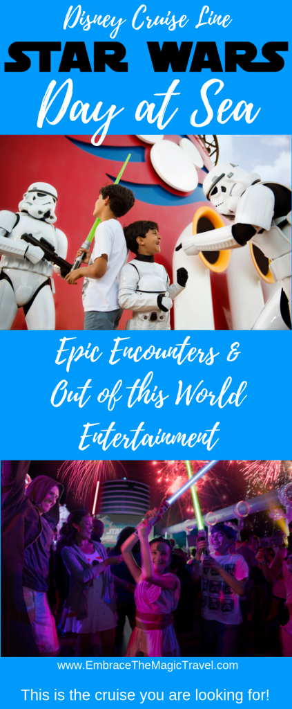 Star Wars Day at Sea—available on select 7-Night Eastern and Western Caribbean cruises from Port Canaveral—combines the power of the Force and the magic of Disney for an engaging, day-long adventure unlike any other. | Embrace the Magic Travel