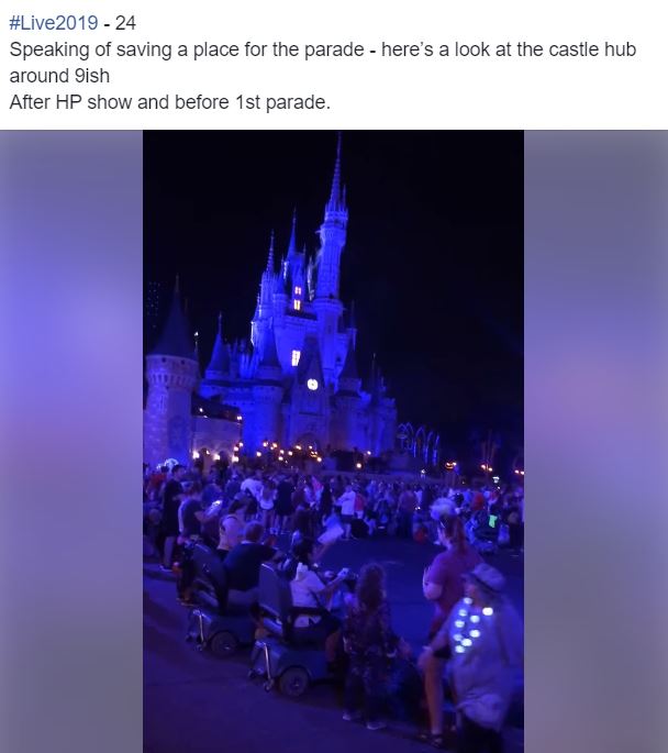 MNSSHP Parade watchers at Castle Hub