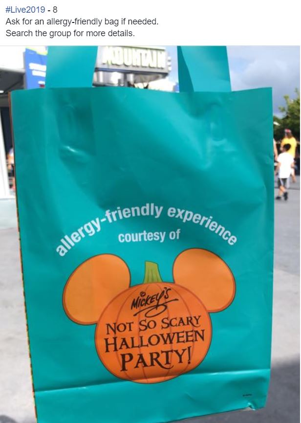 Allergy Friendly Trick or Treat Bags for Mickey's Not So Scary Halloween Party