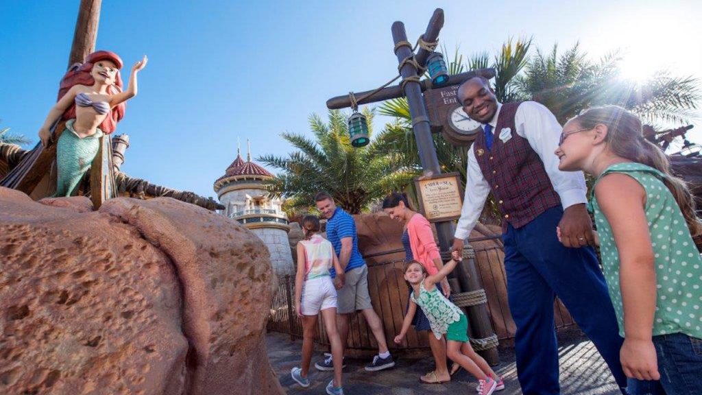 Family with VIP tour at Disney