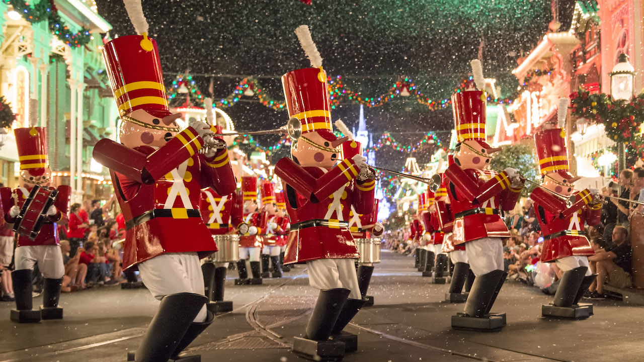 Nutcrackers at Disney Christmas Parade