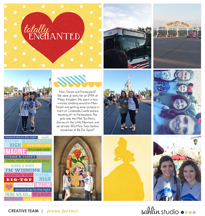 Project Life App scrapbooking pages