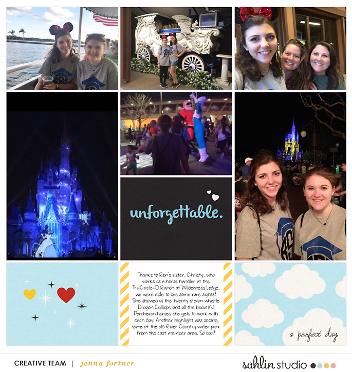 Project Life App scrapbooking pages