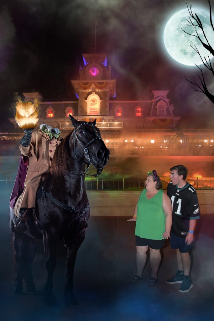 Mickey's Not So Scary Halloween Party Magic Shots: The grim grinning ghosts usually make an appearance, along with other favorites like the poisoned apple and the headless horseman.