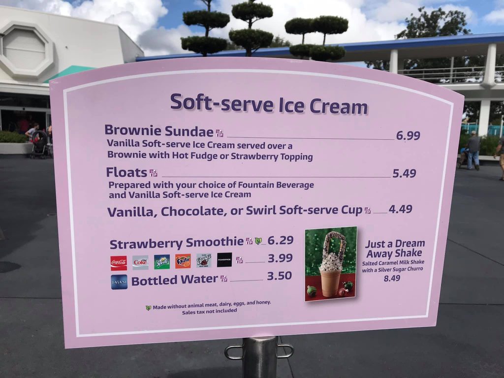 Soft-Serve Ice Cream at Walt Disney World