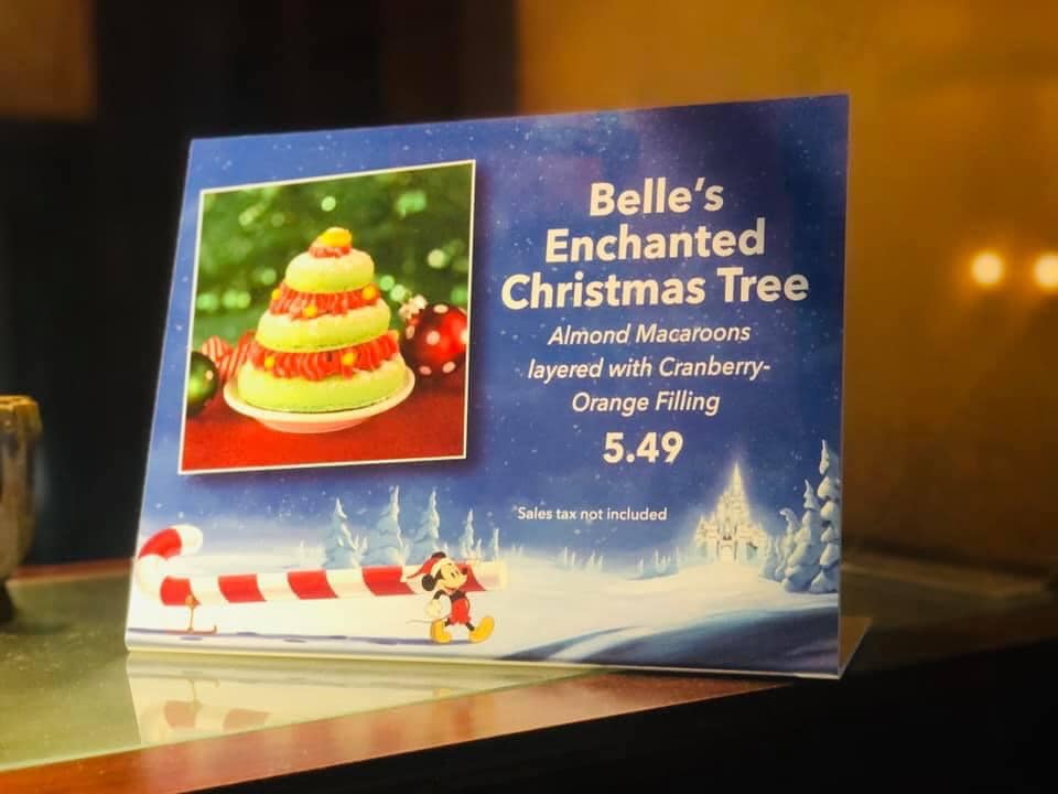 Belle's Enchanted Christmas Tree Macaroons at Walt Disney World