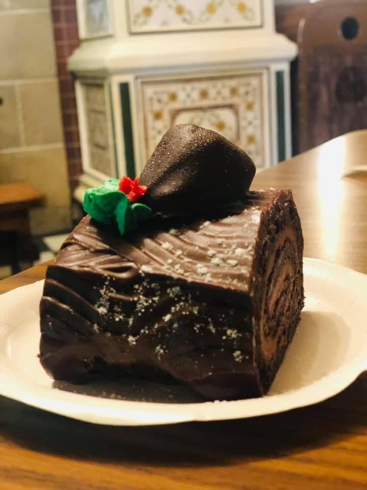 Yule Log Cake at Walt Disney World 