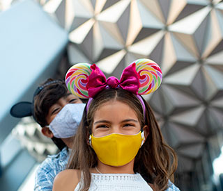 Girl at Disney World