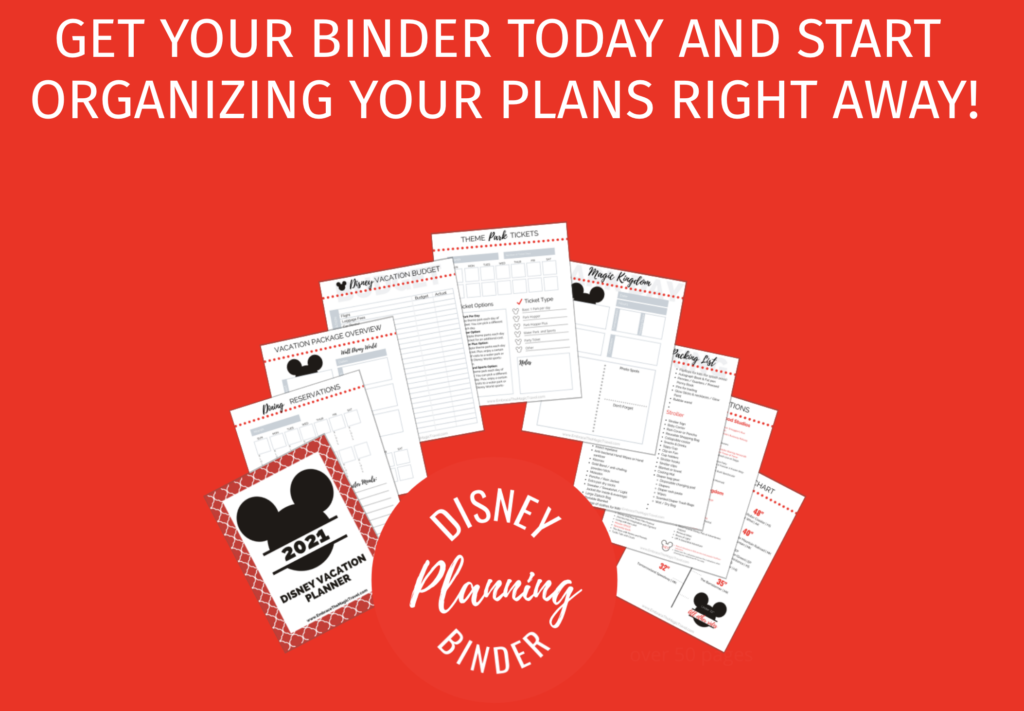 Disney Planning Binder