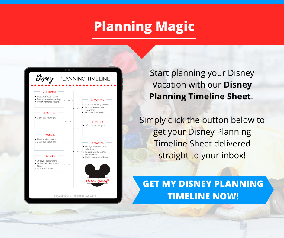 Free Disney Planning Timeline offer
